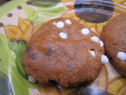 Low Sugar Cookies, Gluten Free, Egg Free, Dairy Free, Oat Free, White Chocolate Chip, Vegan, Nut Free, Birthday, Low Fat, Graduation Gift