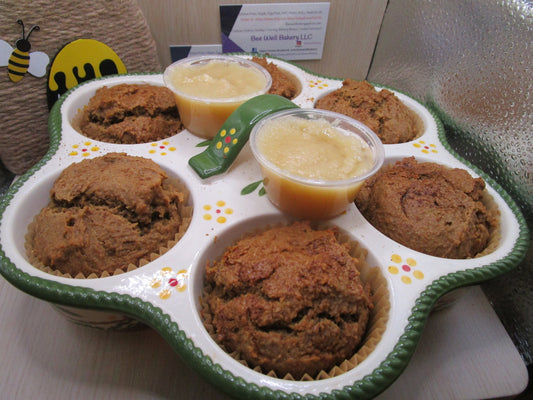 High Protein Muffins, Chai Tea, Sugar Free, Dairy Free, Egg Free, Vegan, Nut Free, Vegan collagen, Allergy Friendly bakery, Fitness Gifts
