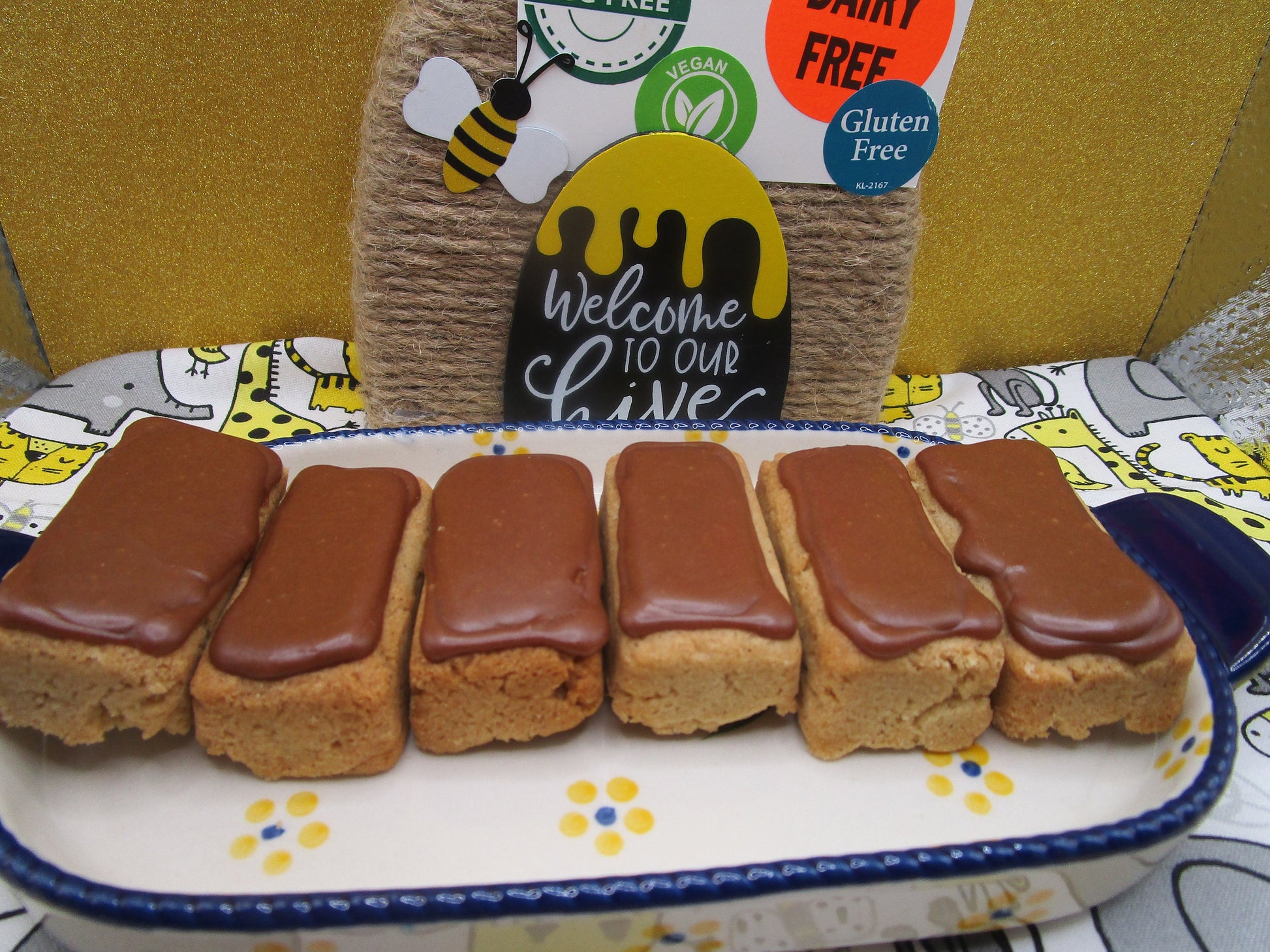 Gluten Free Sugar Cookie Bars, Dairy Free, Vegan, Nut Free, Birthday Gifts, Natural Sprinkles, Cookie Gifts, Football snacks, Class Party