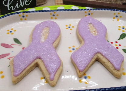Awareness Ribbons, Gluten Free Cookies, Pancreatic Cancer, Dairy Free, Egg Free, Nut Free, School Safe, fundraiser, Purple, Hope, November