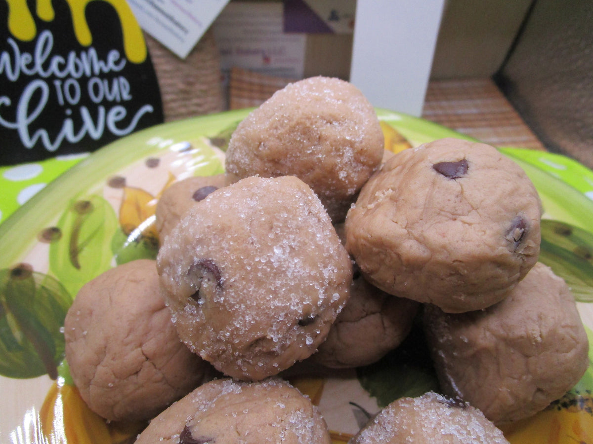 Gluten Free Protein Power Dough Balls, Dairy Free, Egg Free, Vegan Pea Protein, Nut Free, Low Carb, Low Calorie, Fitness Snack, Clean eating