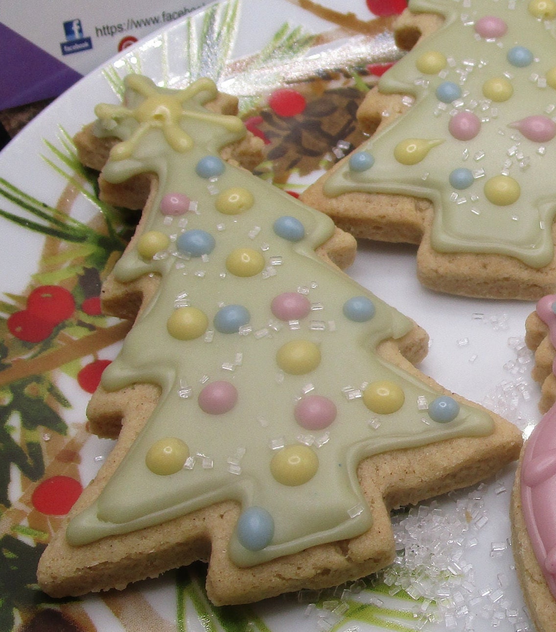 Sugar Cookies, Christmas, Gluten Free, Dairy Free, Egg Free, Nut Free, Plant Based Colors, Christmas Tree,, Holiday Party, Cookie Exchange