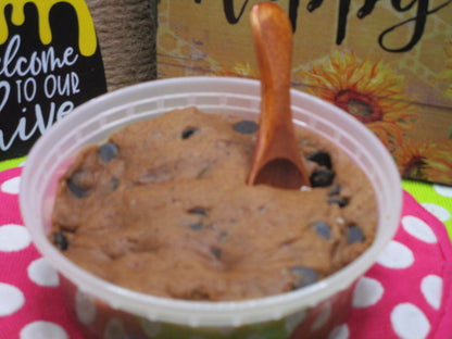 AIP Paleo Cookie Dough, Edible, Tiger Nut, Carob Chip, Gluten Free, Dairy Free, Egg Free, Grain Free, Wellness Gift, Valentine's Day Gifts