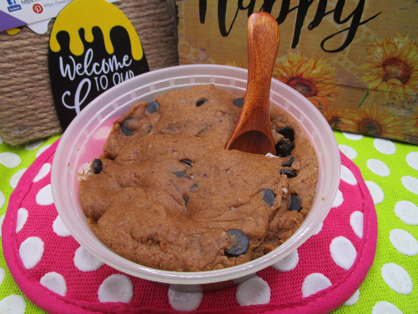 AIP Paleo, Cookie Dough, Edible, Tiger Nut, Carob Chip, Gluten Free, Dairy Free, Egg Free, Grain Free, Autoimmune Protocol, Valentine's Day