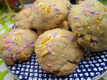 Gluten Free Sugar Cookies, Natural Sprinkles, Dairy Free, Vegan, Nut Free, Oat Free, Christmas snack, Birthday, Coconut Sugar, Sugar Free