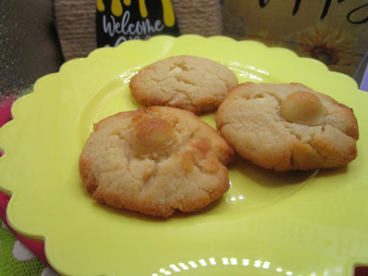 KETO Cookies, White Chocolate, Macadamia Nut, Gluten Free, Dairy Free, Egg Free, Vegan, Birthday, Sugar Free, Low calorie, Low carb, Gift