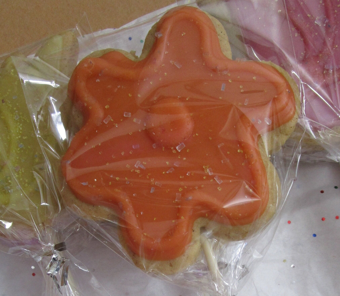 Gluten Free Sugar Cookie Pops, Dairy Free, Vegan, Nut Free, Sympathy, Get Well, Mother's Day Gift, Flowers, School Safe, End Of year school