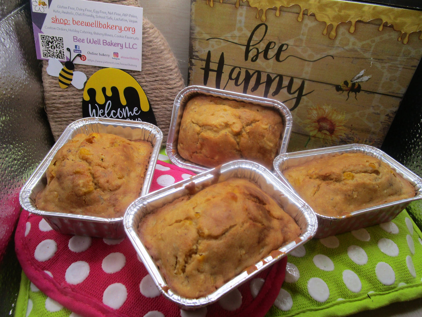 Sugar Free Corn Muffins, Cornbread, Gluten Free, Egg Free, Dairy Free, Vegan, Nut Free, low Fat, Healthy Snacks, Easter Brunch, Mother's Day
