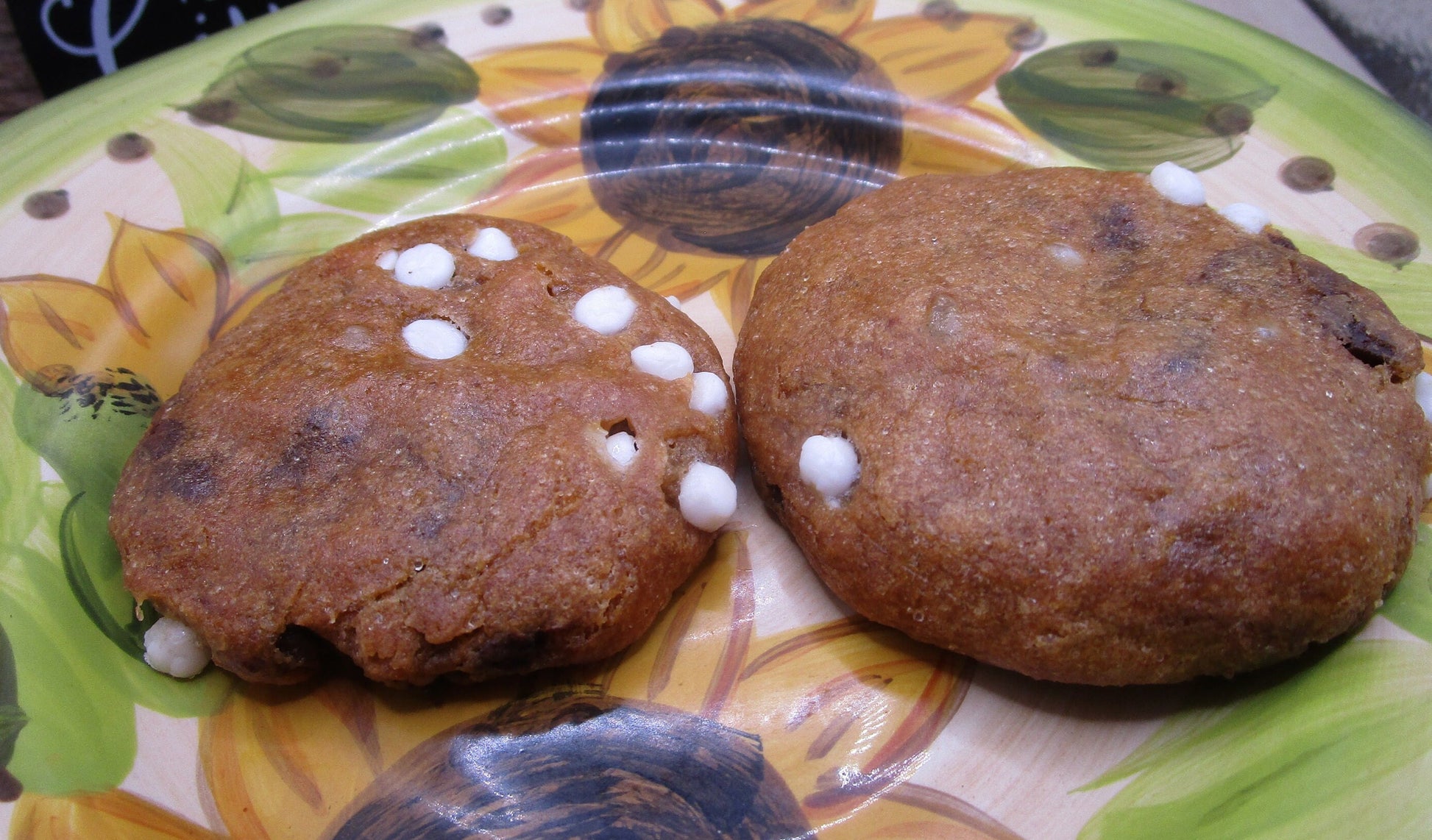 Low Sugar Cookies, Gluten Free, Egg Free, Dairy Free, Oat Free, White Chocolate Chip, Vegan, Nut Free, Birthday, Low Fat, Graduation Gift