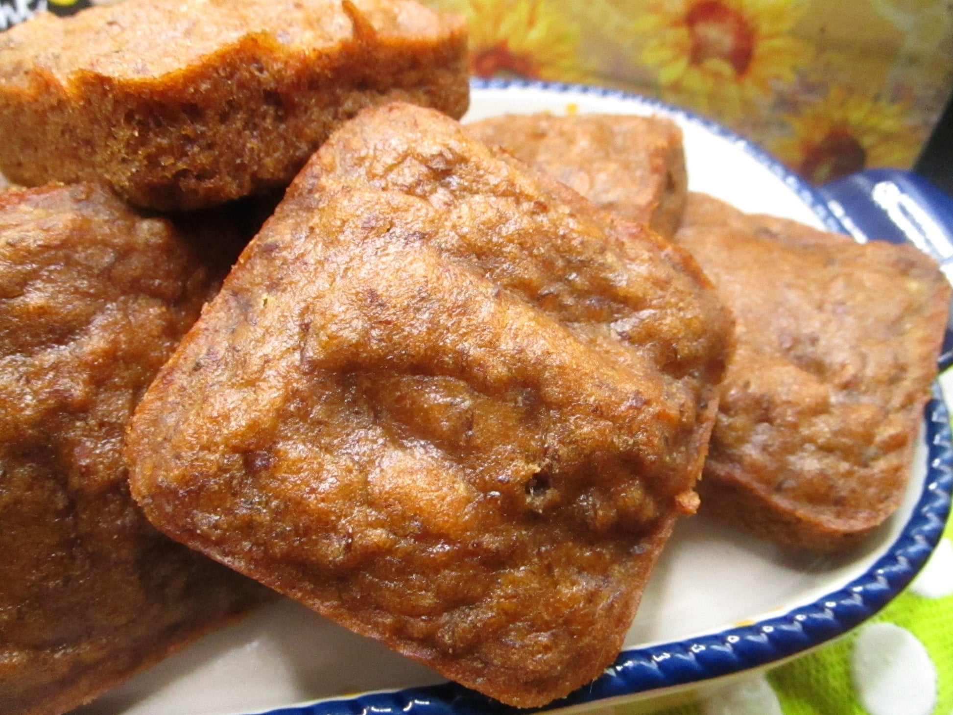 Gluten Free Banana Breakfast Squares, Grain Free, Dairy Free, Allergy Friendly Healthy Snack Bar, Vegan, Low Sugar, Peanut Free, AIP Paleo