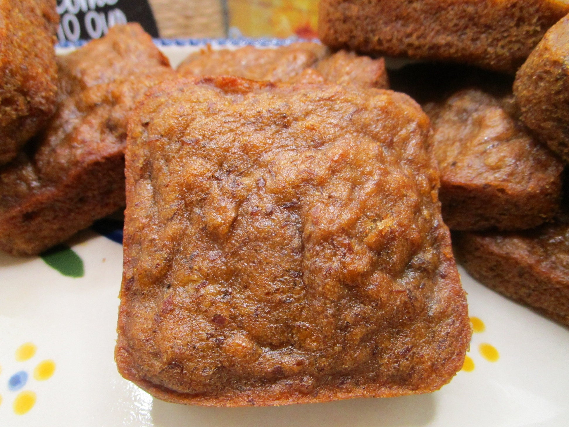 Gluten Free Banana Breakfast Squares, Grain Free, Dairy Free, Allergy Friendly Healthy Snack Bar, Vegan, Low Sugar, Peanut Free, AIP Paleo