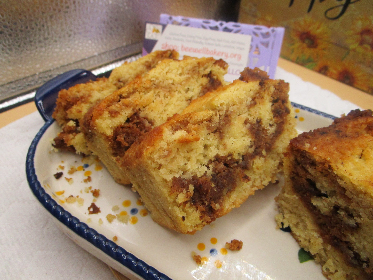 Gluten Free Pumpkin Spice Crumb Cake, High Protein, Sugar Free snack, Dairy Free, Grain Free, Low Carb, Fall Flavor desserts, Fitness Gift,