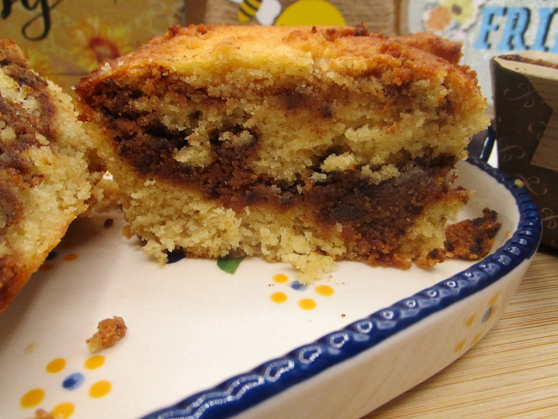 Gluten Free Pumpkin Spice Crumb Cake, High Protein, Sugar Free snack, Dairy Free, Grain Free, Low Carb, Fall Flavor desserts, Fitness Gift,