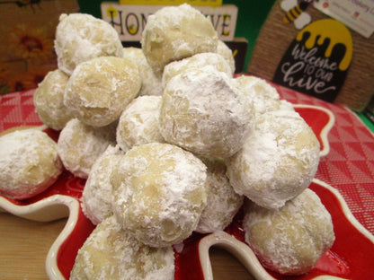 Gluten Free, Mexican Wedding Cookies, Dairy Free, Egg Free, Vegan, Russian Teacakes, Dessert, Brunch, New Years 2024, Celebration, Organic