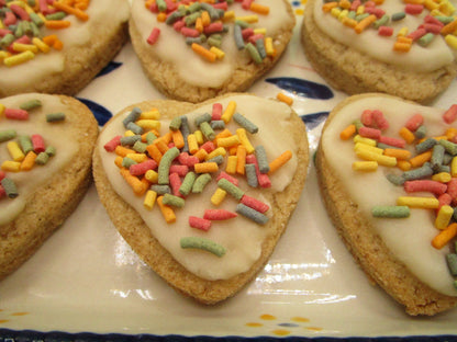 Sugar Free Cookies, Hearts, Gluten Free, Dairy Free, Egg Free, Nut Free, Erythritol Free, Dessert, Chocolate, Valentine's Day Gift, Love