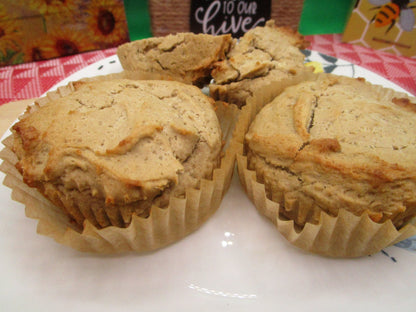High Protein Muffins, Gluten Free, Anabolic, Dairy Free, Egg Free, Vegan, Sugar Free, Monk Fruit, Collagen, Blueberry, Post Work Out Snacks
