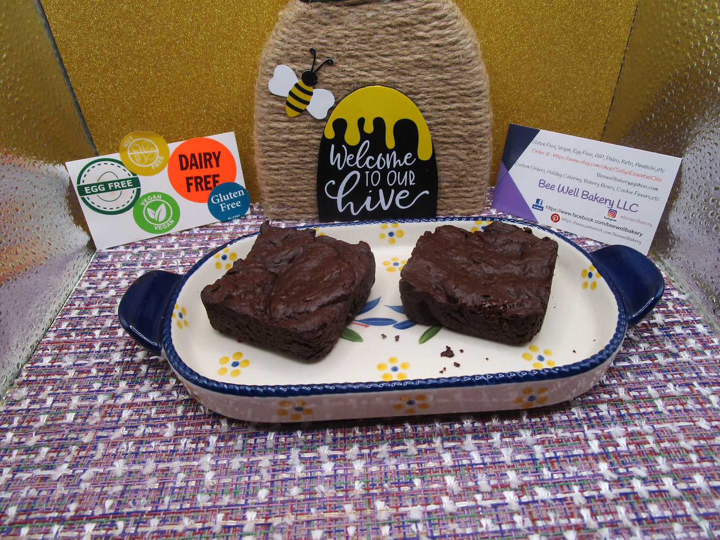 AIP Paleo Brownies, Grain Free, Reduced Sugar, Reduced Fat, Gluten Free, Dairy Free, Egg Free, Nut Free, Vegan, Autoimmune Protocol snacks