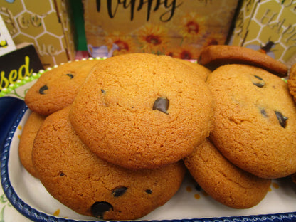 Gluten Free Cashew Cookies, Carob Chip, Vegan, Egg Free, Dairy Free, Healthy Snacks, Fitness, Agave Sugar, Soft & Chewy, Lunch Box Essential