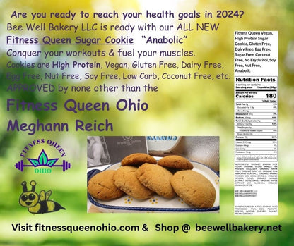 High Protein Cookie, Smores, Vegan, Gluten Free, Dairy Free, Egg Free, Sugar Free, Sports Nutrition food, Fitness Gift, back to school snack