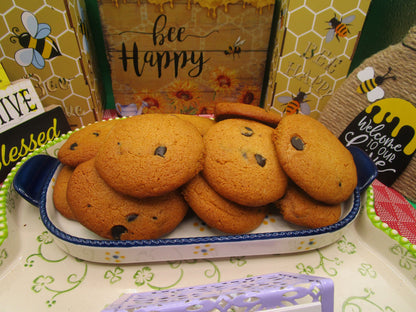 Gluten Free Cashew Cookies, Carob Chip, Vegan, Egg Free, Dairy Free, Healthy Snacks, Fitness, Agave Sugar, Soft & Chewy, Lunch Box Essential