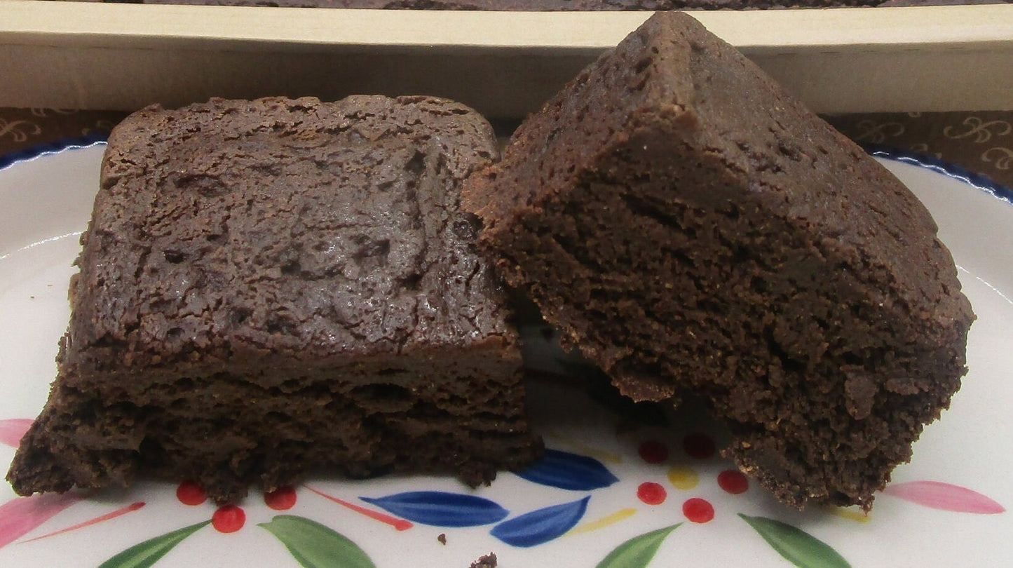 Grain Free Cacao Fudge Loaf, Paleo, Vegan, Gluten Free, Dairy Free, Egg free, Unsweetened, Low Carb, Plant based, Healthy, Protein Enriched