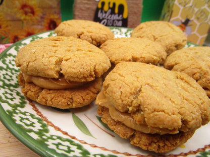 KETO Peanut Butter Cookie Sandwich: Sugar Free, Gluten Free, Low Carb, Dairy Free, Egg Free, Organic Snacks, Vegan treats, Holiday Gifts