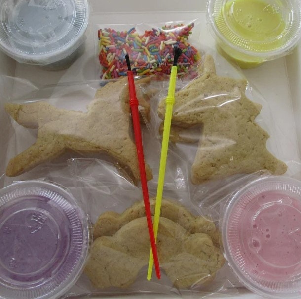 Cookie Decorating Kits, Gluten Free, Dairy Free, Vegan, Egg Free, Nut Free, Sugar Free, Custom Characters, Birthday Party Activity, favors