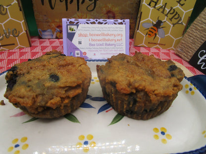 Grain Free Muffins, AIP Paleo, Gluten Free, Dairy Free, Egg Free, Vegan, Berry, Nut Free, Autoimmune Protocol, Wellness Gift, healthy Snack