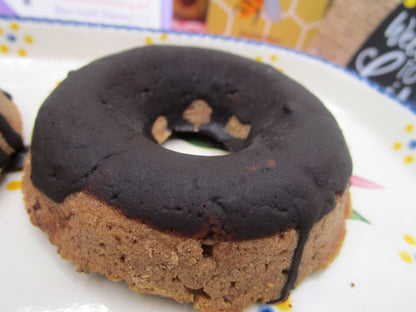 Grain Free Donuts, AIP Paleo, Gluten Free, Dairy Free, Vegan, Carob, Wellness Gifts, Health Snacks, Egg Free, Nut Free, Date Sugar, FODMAP