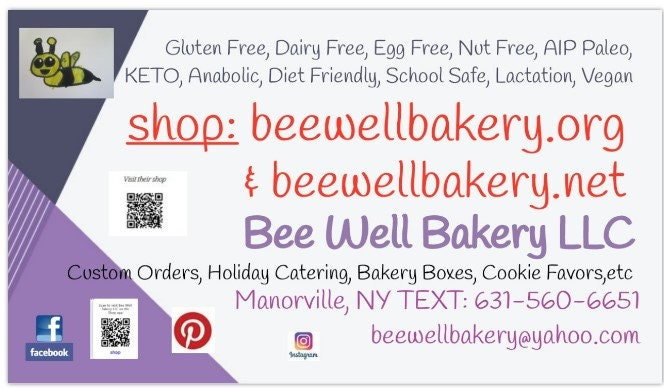 Bakery Box Sampler, Summer Gift, Gluten Free, Egg Free, Dairy Free, Vegan, Nut Free, Keto, High Protein, AIP Paleo, Brownie, cookies, donuts