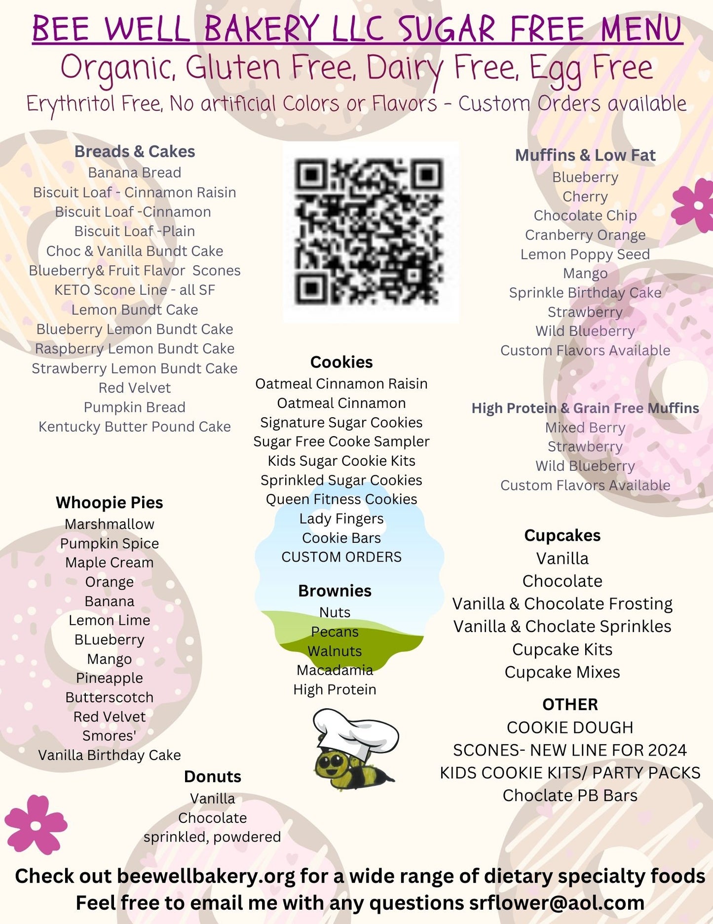 Sampler, Gluten Free, Dairy Free, Sugar Free, Egg Free, New Years 2025, Gifts, Vegan, Nut Free, Cookies, Donuts, Keto, AIP Paleo, Protein