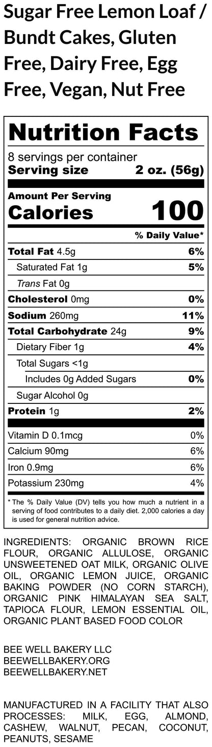 Sugar Free Lemon Cakes, Vegan, Gluten Free, Dairy Free, Bundt Cake, Blueberry, healthy snacks, allulose, Summer Birthday, Desserts, Catering