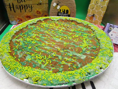 Gluten Free Cookie Cake, Chocolate Chip, Dairy Free, Egg Free, Nut Free, Vegan, Birthday Celebration, July 4th dessert, Funfetti, Reunions