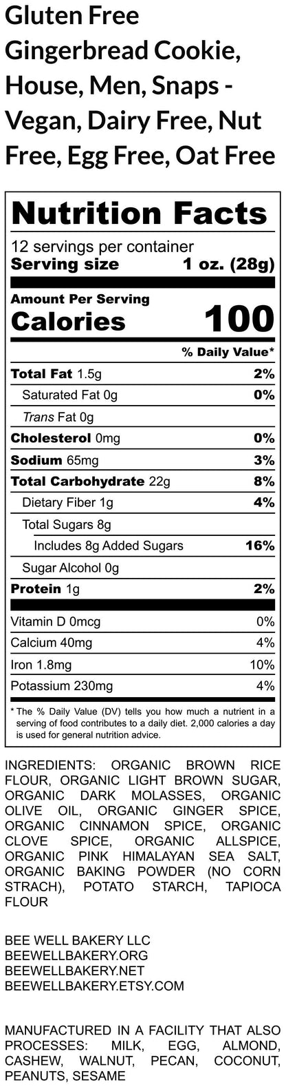 Gluten Free Ginger Snaps, Dairy Free, Vegan, Egg Free, Soy Free, Nut Free, Cookie exchange, Old fashioned, healthy gift, molasses, Christmas