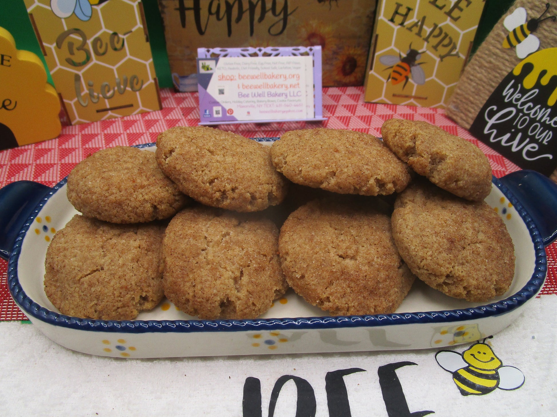 KETO Cookies, Snickerdoodle, Grain Free, Gluten Free, Vegan, Dairy Free, Low Carb, Sugar Free, Healthy Snack, Birthday Gift, Fitness Treat