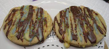 Gluten Free Sugar Cookies, Jumbo, Smores Iced, Dairy Free, Egg Free, Nut Free, Vegan, Birthday Gifts, Allergy Friendly Valentine's Day treat