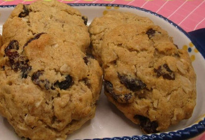 Gluten Free Cinnamon Raisin Cookies, Iced Oatmeal, Dairy Free, Sulfite Free, Vegan, Egg Free, Healthy Snacks, back to school, Birthday Gift