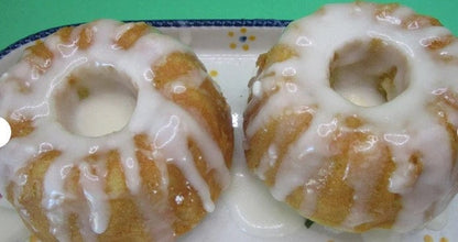 Sugar Free Lemon Cakes, Vegan, Gluten Free, Dairy Free, Bundt Cake, Blueberry, healthy snacks, allulose, Summer Birthday, Desserts, Catering