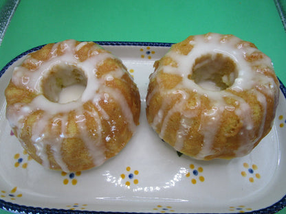 Sugar Free Lemon Cakes, Vegan, Gluten Free, Dairy Free, Bundt Cake, Blueberry, healthy snacks, allulose, Summer Birthday, Desserts, Catering