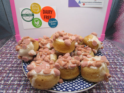 Gluten Free Mini Donut Rings, Salted Caramel, 2 bite, Dairy Free, Vegan, Egg Free, Nut Free, Healthy Snacks, Coconut Free, Birthday Gifts