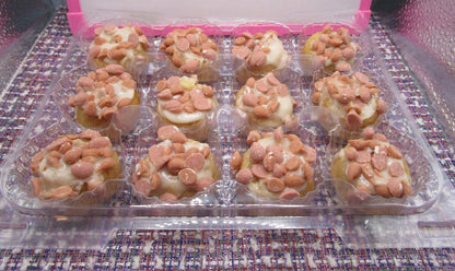 Gluten Free Mini Donut Rings, Salted Caramel, 2 bite, Dairy Free, Vegan, Egg Free, Nut Free, Healthy Snacks, Coconut Free, Birthday Gifts