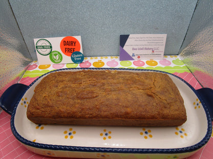 Grain Free, AIP Paleo Banana Blueberry Bread, Gluten Free, Vegan. Organic, Dairy Free, Egg Free, Wellness Gift, Healthy Snacks, Autoimmune