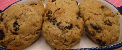 Gluten Free Cinnamon Raisin Cookies, Iced Oatmeal, Dairy Free, Sulfite Free, Vegan, Egg Free, Healthy Snacks, back to school, Birthday Gift