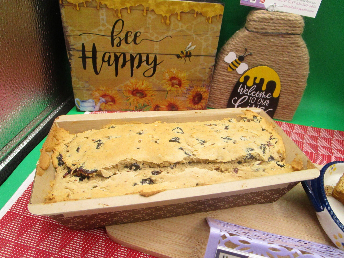 Gluten Free Cranberry Walnut Raisin Bread, Dairy Free, Vegan, Egg Free, Coconut Free, Unsweetened, Work Brunch, Healthy Snacks, Sugar Free