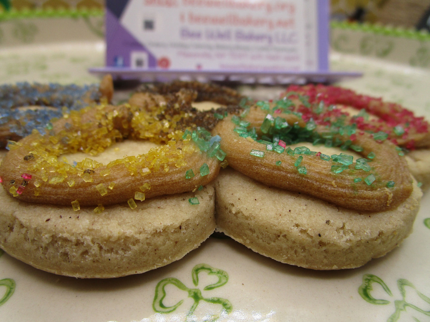 Gluten Free Sugar Cookie, Olympic Rings, Dairy free, Egg Free, Nut Free, Coconut Free, Vegan, Team USA, Healthy Snack, Fitness Gift, Maple