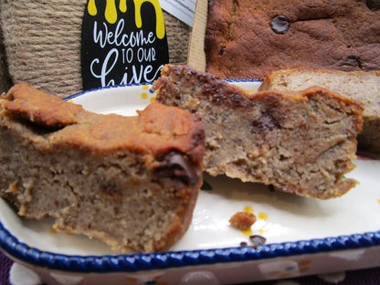 High Protein Banana Bread, Mocha Chip, Gluten Free, Dairy Free, Nut Free, Healthy Snack, Anabolic, Fitness Gifts, Vegan Collagen, Sugar Free