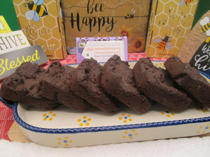 Gluten Free Brownies, Fudge, Dairy Free, Vegan, Egg Free, Soy Free, Nut Free, School Safe, Birthday Gift, Dessert, Catering, Healthy Snacks