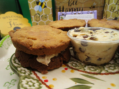 High Protein Cookie Sandwich, Cannoli, Gluten Free, Sugar Free, Dairy Free, Egg Free, Coconut Free, Vegan Collagen, Fitness Snack, Anabolic