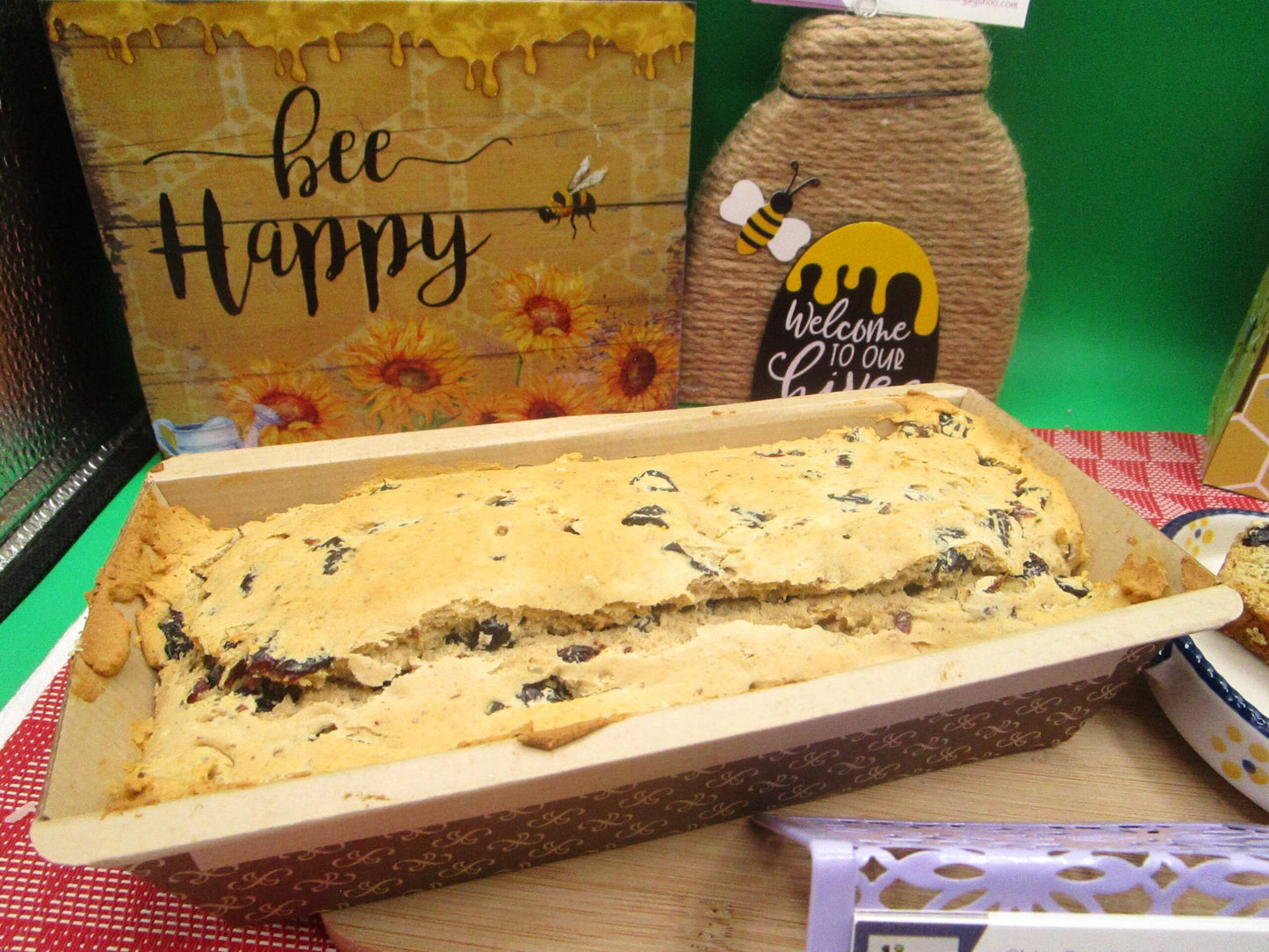 Gluten Free Cranberry Walnut Raisin Bread, Dairy Free, Vegan, Egg Free, Coconut Free, Unsweetened, Work Brunch, Healthy Snacks, Sugar Free