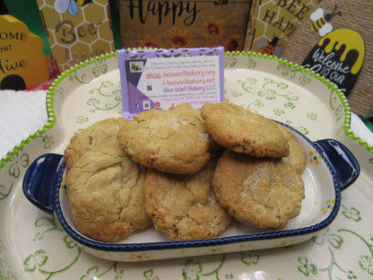 Gluten Free Cookies, White Chocolate Chip, Dairy Free, Egg Free, Nut Free, Class Party, Birthday Gifts, Vegan, Low Sugar, Low fat, oat free